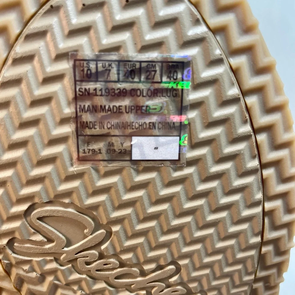 Skechers Cali Beverlee Delicate Glow Brown Wedge Sandals Womens Size 10 New